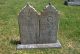 Headstone, Newton L. Green, Mary Cordelia Smith